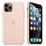 Чехол-накладка Silicone cover My Colors with Packing iPhone 11 Pro Max (pink sand)