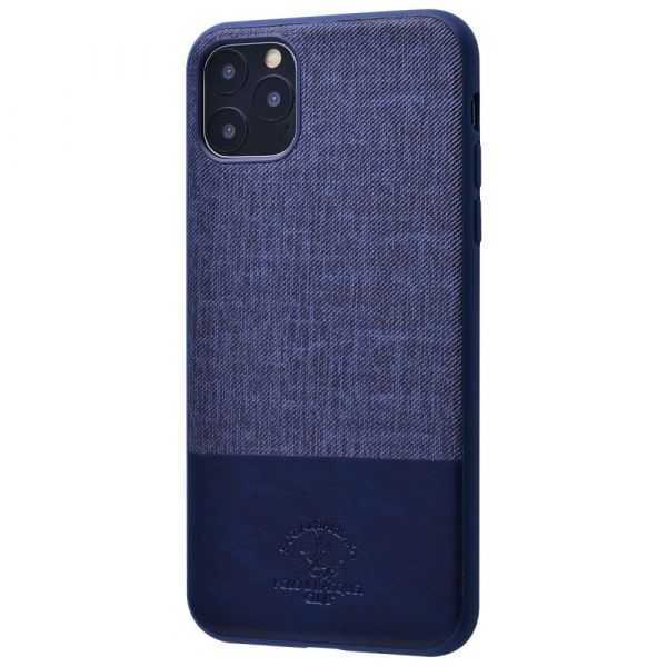 Чехол POLO Virtuoso (Textile+TPU) iPhone 11 Pro Max (blue)