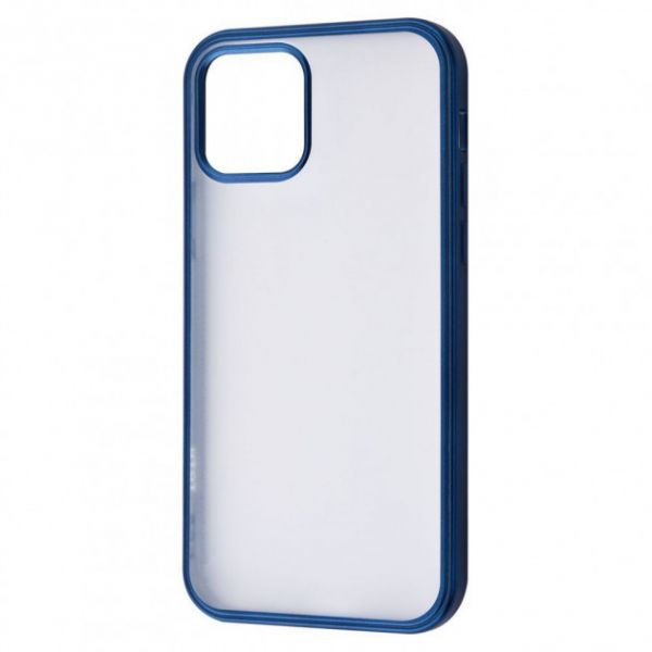 Чохол для iPhone 12 mini - TOTU Metal Effect (TPU) - Blue