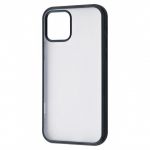 Чехол для iPhone 12 Pro Max - TOTU Metal Effect (TPU) - Black