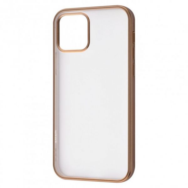 Чохол для iPhone 12 Pro Max - TOTU Metal Effect (TPU) - Gold
