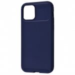 Чехол Ultimate Experience Carbon (TPU) iPhone 12 Pro Max (dark blue)