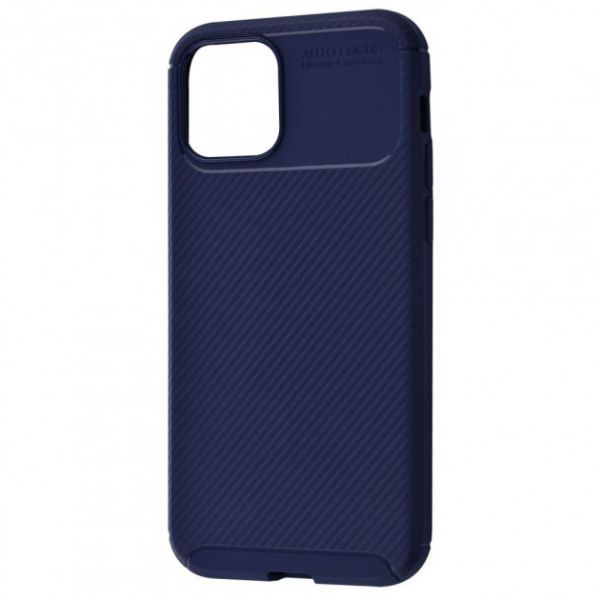 Чохол Ultimate Experience Carbon (TPU) iPhone 12/12 Pro (dark blue)