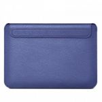 Чехол-конверт WIWU для MacBook Pro 14" [2021] Skin Pro Geniunie Leather Sleeve Series (Navy Blue)