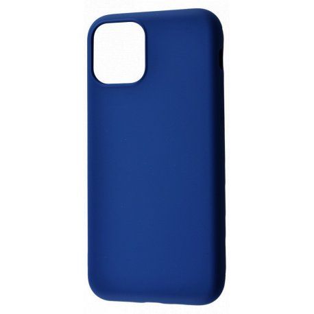Чехол-накладка Silicone cover My Colors with Packing iPhone 11 (dark blue)