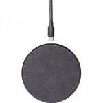 Беспроводное зарядное устройство Decoded Wireless 10W (7.5W) черная кожа (D8WC1BK)
