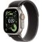 Apple Watch Ultra 3 LTE 49mm Natural Tit. Case w. Black/Charcoal Trail Loop - S/M (MF1V4+MFT84)