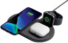 Беспроводная зарядка Native Union Drop XL Watch Wireless Charger Fabric Slate (DROP-XL-GRY-AW-UEU)