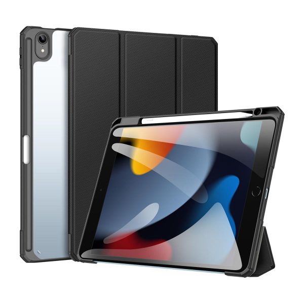 Чехол-подставка для iPad 10 10.9" 2022 Dux Ducis Toby Series (With Apple Pencil Holder) - Black