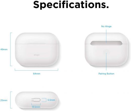 Чохол Elago Original Case Night Glow Blue для Airpods Pro (EAPPOR-BA-LUBL)