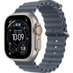 Apple Watch Ultra 3 GPS + Cellular 49mm Natural Tit. Case w. Anchor Blue Ocean Band (MEWH4)