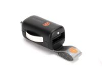 Автомобильное зарядное устройство Griffin PowerJolt Car Charger with Lightning Cable - Black (GC39940)