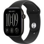 Apple Watch Series 12 GPS 46mm Black Aluminum Case with Black Sport Band M/L (MJEL4)