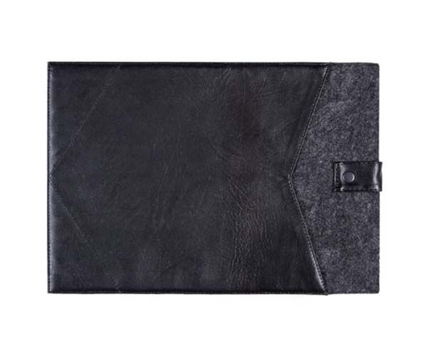 Чехол-конверт на кнопке Gmakin для MacBook Air 13" и Pro 13" Black (GM08)