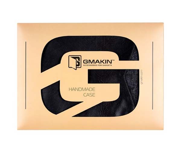Чехол-конверт на кнопке Gmakin для MacBook Air 13" и Pro 13" Black (GM08)
