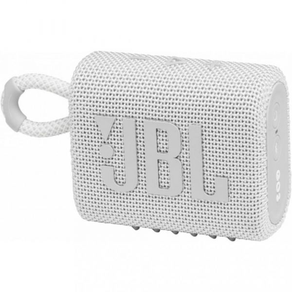 Портативна колонка - JBL GO 3 - White (JBLGO3WHT)