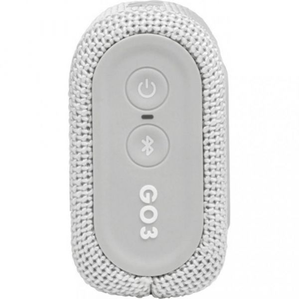 Портативна колонка - JBL GO 3 - White (JBLGO3WHT)