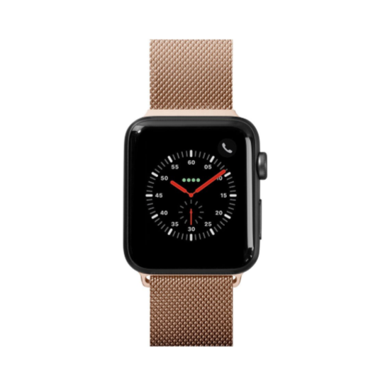 Ремешок миланского плетения Laut STEEL LOOP для Apple Watch 38/40 мм - Gold (LAUT_AWS_ST_GD)