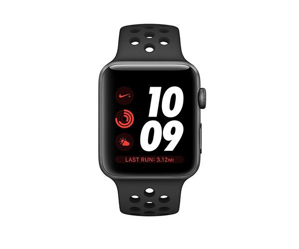 Apple Watch Series 3 Nike+ (GPS) 42mm Space Gray Aluminum w. Anthracite/Black Nike Sport B.(MTF42)
