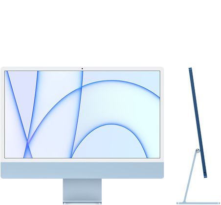iMac 24" Retina 4.5K 256GB 8GPU (Blue) (MGPK3) 2021
