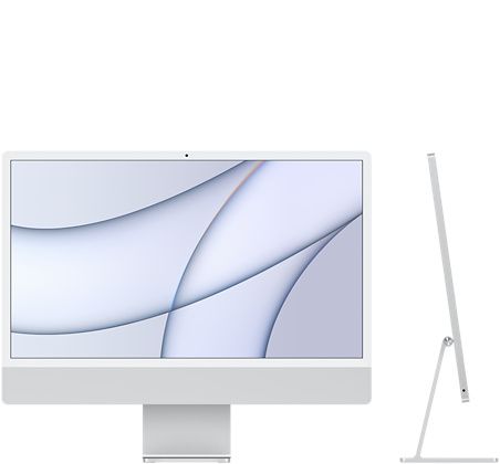 iMac 24" Retina 4.5K 256GB 8GPU (Silver) (MGPC3) 2021