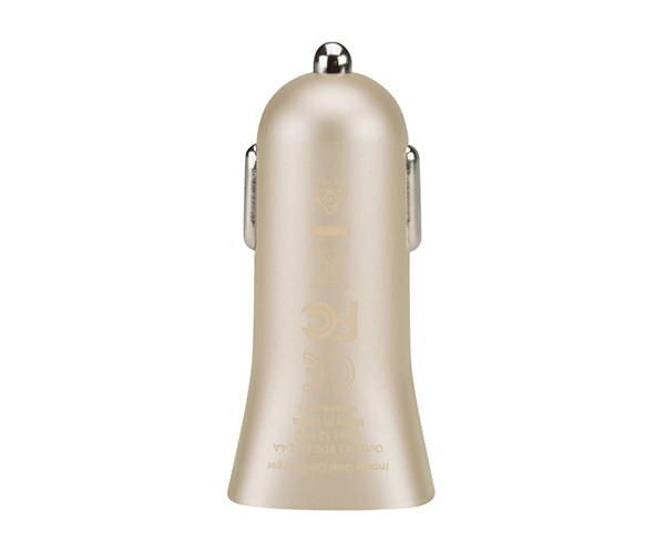 Автомобильное зарядное устройство Incase High Speed Dual Car Charger - Gold (CL90038)