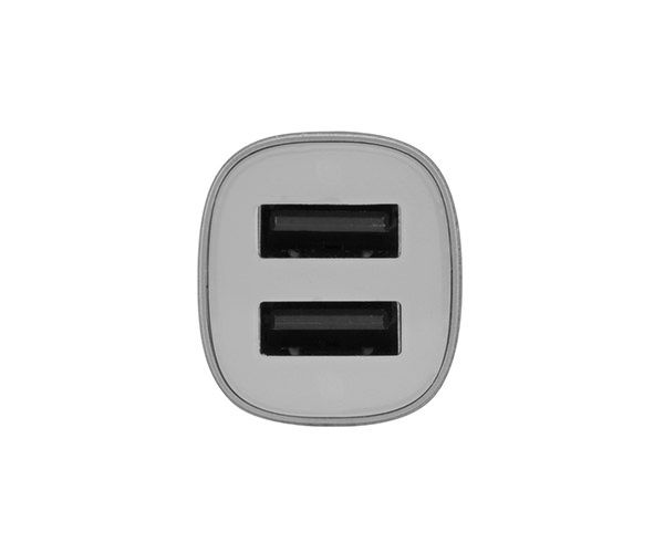 Автомобильное зарядное устройство Incase High Speed Dual Car Charger - Metallic Gray (CL90037)