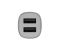 Автомобильное зарядное устройство Incase High Speed Dual Car Charger - Metallic Gray (CL90037)