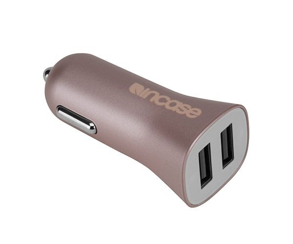 Автомобильное зарядное устройство Incase High Speed Dual Car Charger - Rose Gold (CL90036)
