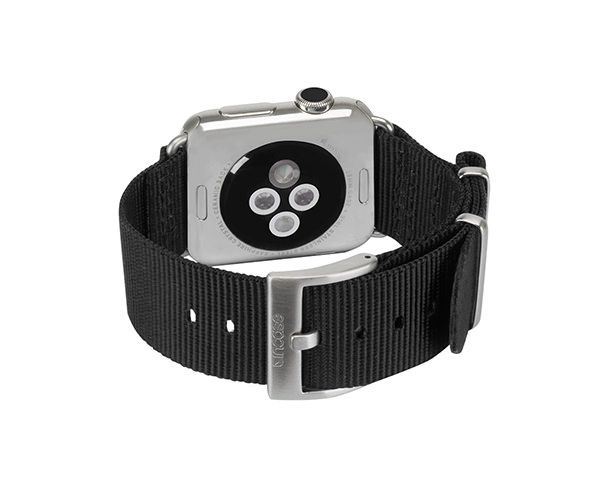 Ремешок Incase Nylon Nato Band для Apple Watch 38mm - Black (INAW10011-BLK)