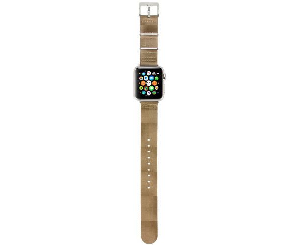 Ремешок Incase Nylon Nato Band для Apple Watch 38mm - Bronze (INAW10011-BRZ)