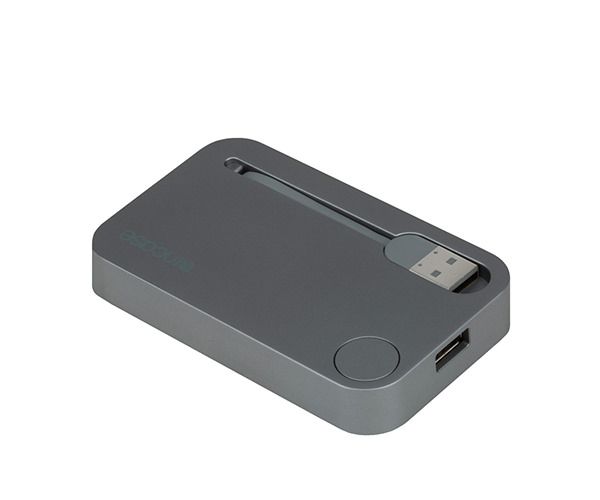 Внешний аккумулятор Incase Portable Integrated Power 2500 mAh - Metallic Gray (INPW10032-MGY)