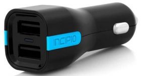 Зарядное устройство Incipio Auto Charger 4.8A Dual USB (PW-176)