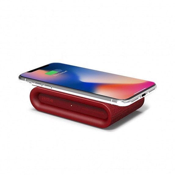 Бездротовий зарядний пристрій iOttie iON Wireless Plus Fast Charging Pad (Red) CHWRIO105RD