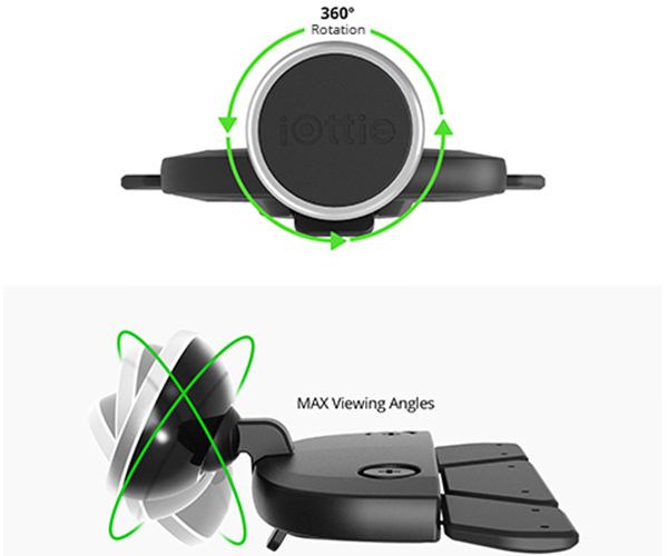 Автомобильный держатель iOttie iTap Car Mount Magnetic CD Slot Holder (HLCRIO152)