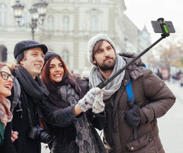 Селфи-монопод iOttie MiGo Selfie Stick - Black (HLMPIO110BK)