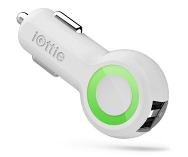Автомобільний зарядний пристрій - iOttie Rapid Volt Max Dual Port USB Car Charger (5 A) - White (CHCRIO104WH)