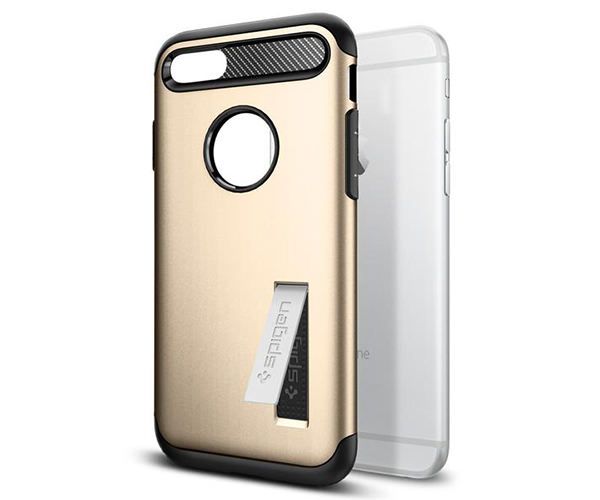 Чохол-накладка для  iPhone 7/8/SE - Spigen Slim Armor - Champagne Gold (SGP-042CS20302)