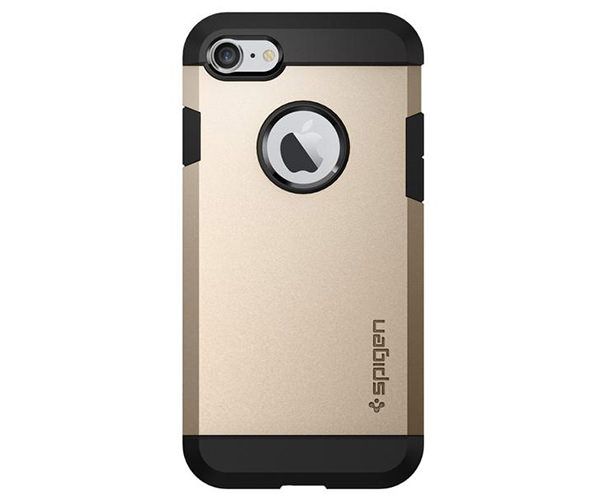 Чехол-накладка для  iPhone 7/8/SE - Spigen Tough Armor - Champagne Gold (SGP-042CS20490)
