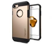 Чехол-накладка для  iPhone 7/8/SE - Spigen Tough Armor - Champagne Gold (SGP-042CS20490)