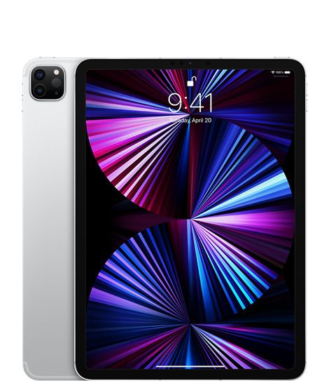 iPad Pro 11" Wi-Fi+Cellular 128Gb Silver 2021 (MHMU3)