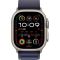 Apple Watch Ultra 2 GPS + Cellular 49mm Natural Titan. Case w. Navy Alpine Loop - L (MYT33+MXN03)