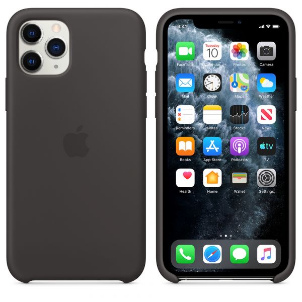 Чехол-накладка для iPhone 11 Pro Silicone Case - Black (MWYN2)