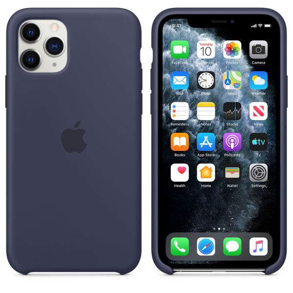 Чохол-накладка для iPhone 11 Pro Silicone Case - Midnight Blue (MWYJ2)