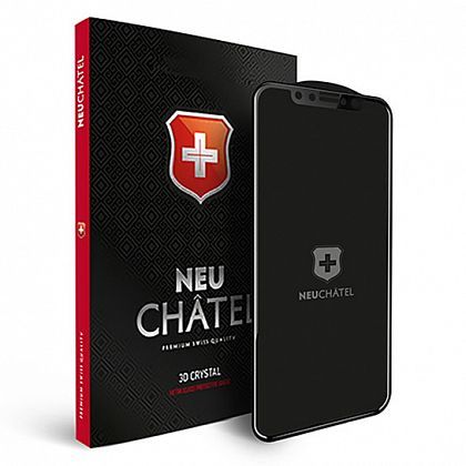 Захисне скло NEU Chatel Full 3D Crystal for iPhone 11/XR Front Black