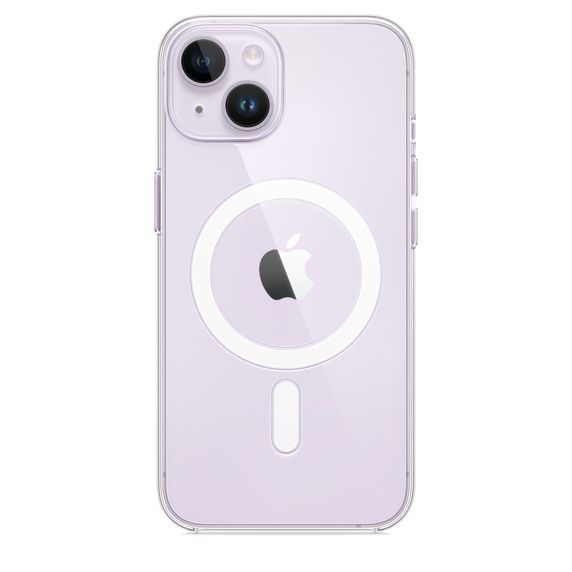 Чохол-накладка для iPhone 14 Clear Case with MagSafe (MPU13)