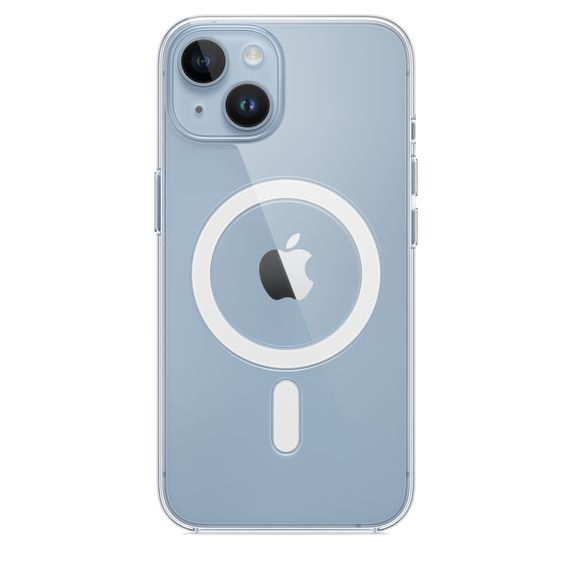 Чохол-накладка для iPhone 14 Clear Case with MagSafe (MPU13)