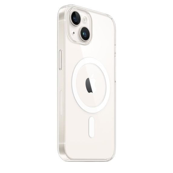Чохол-накладка для iPhone 14 Clear Case with MagSafe (MPU13)