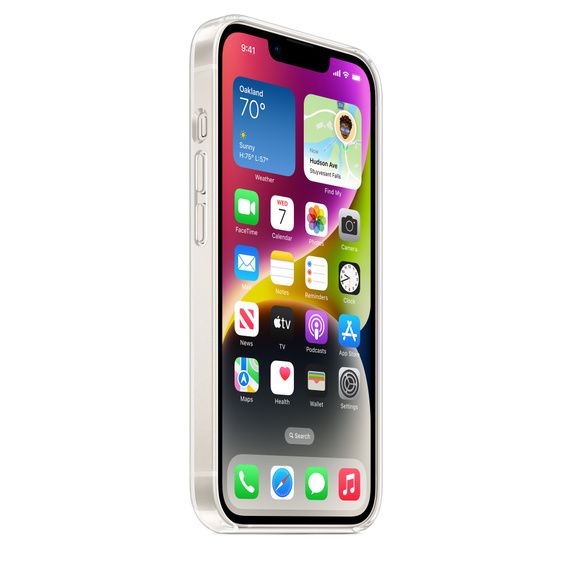 Чохол-накладка для iPhone 14 Clear Case with MagSafe (MPU13)
