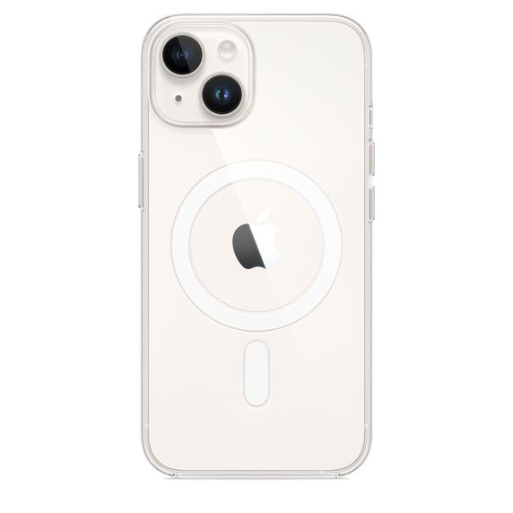 Чохол-накладка для iPhone 14 Clear Case with MagSafe (MPU13)